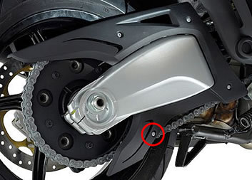 Aprilia SRV 850 - Scottoiler instalación del inyector estándar