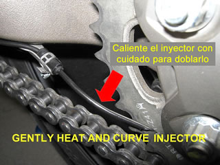 Ducati Multistrada 1200 2014 - Scottoiler instalación - inyector doblado 2