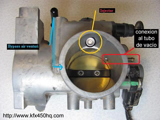 Scottoiler conexión al vacío - Kawasaki KFX450R