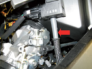 Suzuki DL650 2012 tubo vacío