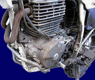 foto: moto - oxidada
