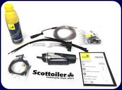 Scottoiler vSystem contenido del kit
Scottoiler vSystem contenido del kit