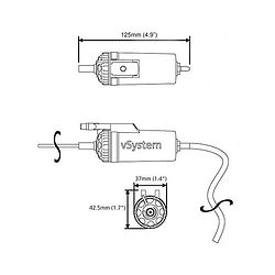 Scottoiler vSystem Micro medidas Scottoiler vSystem Micro medidas